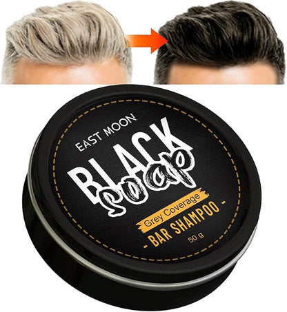 EAST MOON - Black Soap Bar Shampoo