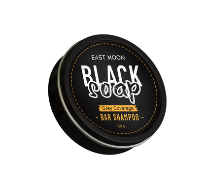 EAST MOON - Black Soap Bar Shampoo