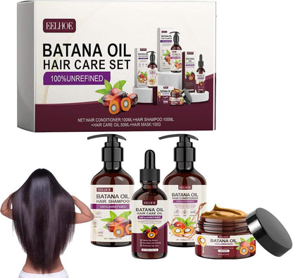 Batana Oil Hair Care Set – Growth, Thickness & Repair Formula